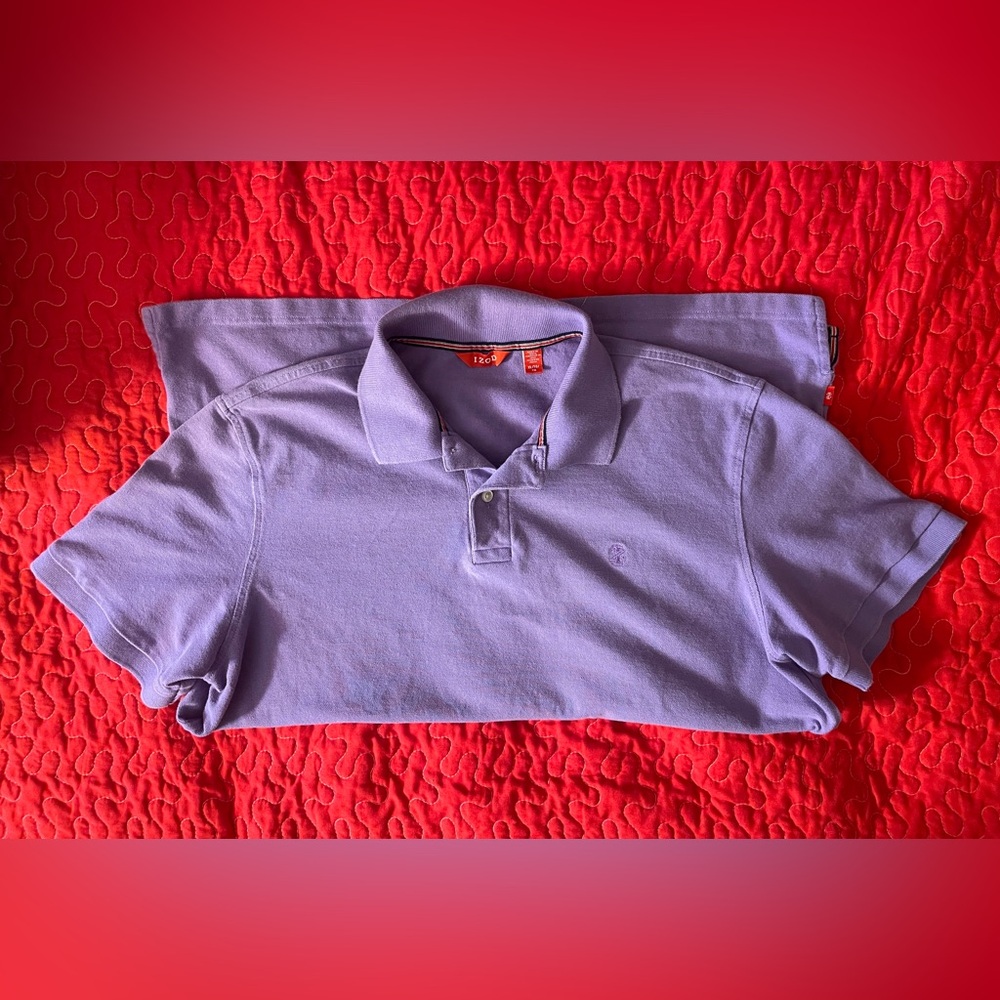 Izod Men’s XL Purple Polo Shirt